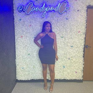 Little Black Halter Dress